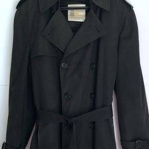 London Fog Classic Men's Trench Coat Black